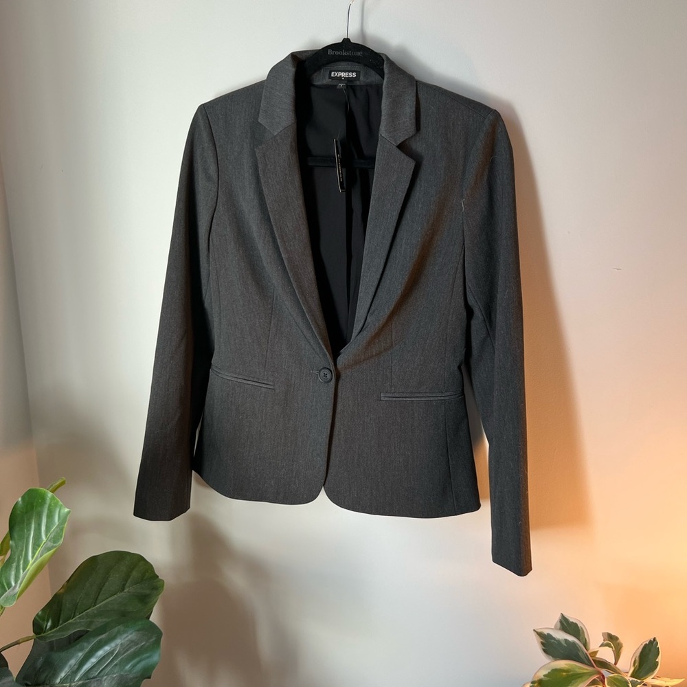 Express never worn grey blazer